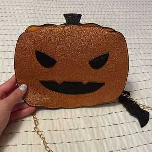 Halloween pumpkin purse